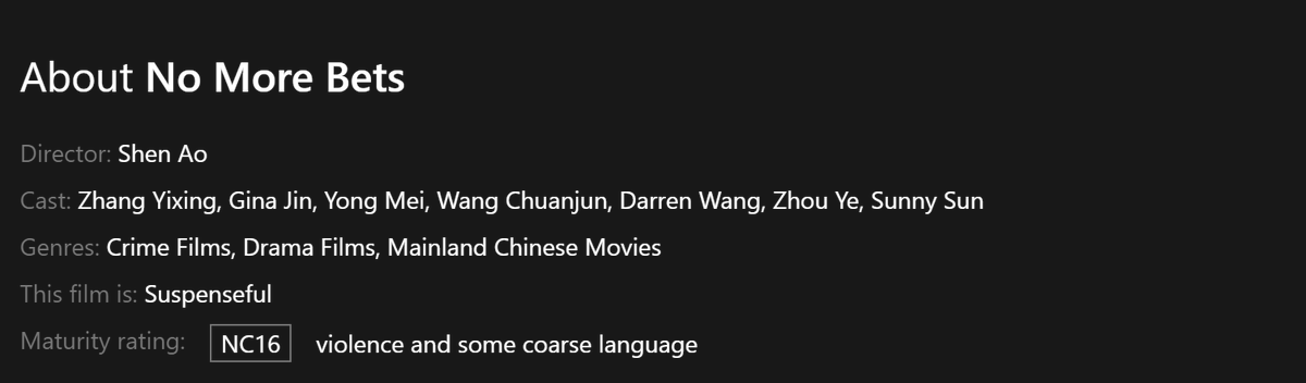 SimplyZhouYezi's tweet photo. Ahh omg! #NoMoreBets movie will be releasing on @Netflix tomorrow, Friday 20th September!! Yay! You can catch Zhou Ye's Song Yu online finally! With eng subs ~ https://t.co/f62uFDdSFA