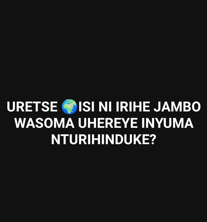 Kay2506's tweet photo. Twagiye niba uri umuhanga tubwire? 🧠 https://t.co/IXm1VJe2xG
