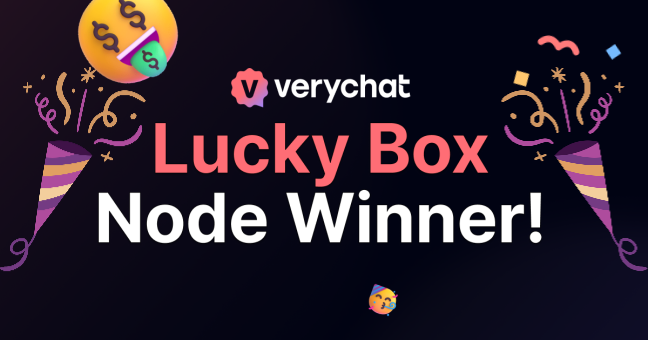 verylabs's tweet photo. 🎉 We Have Our First Node NFT Winner! 🎉

Exciting news, Verychat community!  

The first Node NFT has been won through the Lucky Box from our recent update! 🏆 Against all odds, the lucky winner hit a 0.0001% chance! 🚀

BIG congratulations to i****how! 

Stay tuned and keep mining—YOU could be the next lucky winner! 🌟