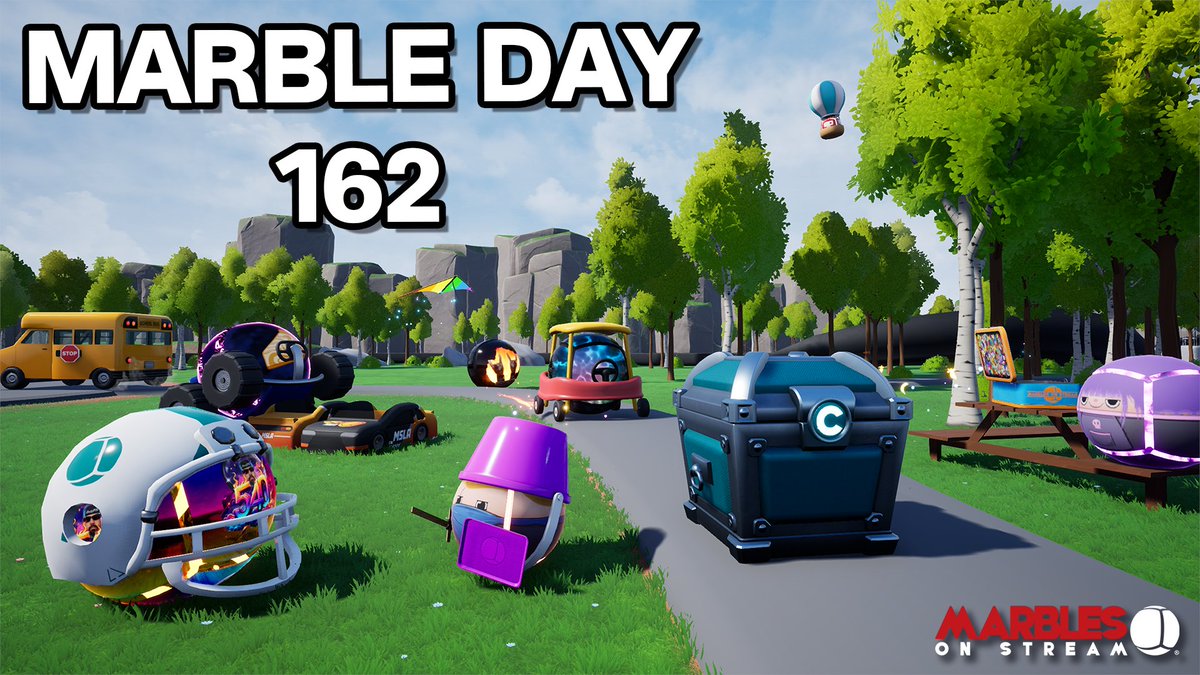 PixelbyPixelStu's tweet photo. Marble Day 162 is HERE!

You have from now till Sat. Sept. 21st at 12pm ET to watch 2 hours of Marbles on Stream to claim 15 Community Coins!

#MarblesOnStream #MarbleDay #Season54 #Marbleverse #Community https://t.co/IdsMbxBdJq