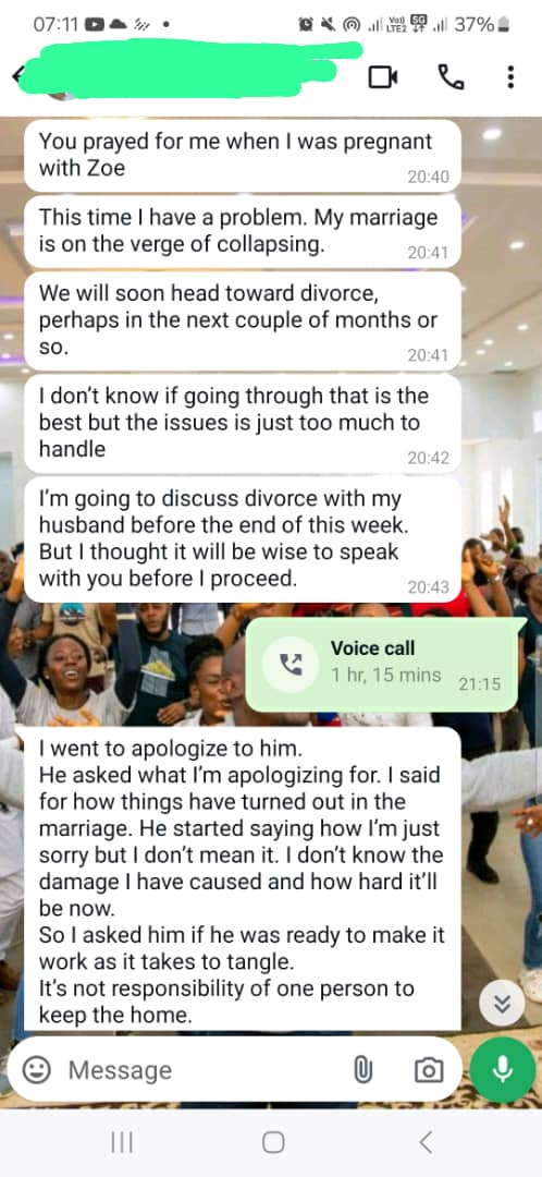 GbengaWemimo's tweet photo. She said "I am an independent woman, an alpha female, a go getter
I am strong-willed, a bit heady and yes, I know I can be tough
I never wanted to get married because of all these characteristics
I had observed myself and the way i was naturally inclined to be 
For that reason, I told myself if marriage required submissiveness, being tethered to the leadership of another person and doing house chores while the man would be expecting me to serve him food and defer to him in all things, then it is not for me
I am a very pragmatic person, I knew I wouldn't cope well in a traditional style kind of marriage
I am bossy and impatient and I have quite a sharp tongue
I cannot take nonsense from anybody
I know you have often said that marriage is not for everybody and I agree with you.
Four years ago I came to Nigeria from the United Kingdom to attend a friend's wedding.
During the wedding reception, this guy walked up to me and boldly asked me for a dance.
I didn't hesitate to dance with him
I liked the attention and the fact that he didn't know who i was
Men usually don't notice me that way
I have had relationships here and there in the past, they never last but I have had them
The way men notice me is by association or through a third party
I am not the flashy babe that turns the heads of men or the one with a big backside and breasts that make men drool
I am beautiful and smart but not in a stunning way
The party was crowded with so many young ladies and young men like him
He was not with other guys
He acted alone and his instinct was to come to me
We danced and then got talking afterwards
He is from Akwa Ibom, I am from Rivers State
He is an old schoolmate of the groom
I am a cousin to the bride
We exchanged numbers and he called me that same day towards the evening
I engaged him and all the talking led us down a rabbit hole
I think it is only natural that when a woman opens himself up to a man and they begin to talk often, she will automatically grow fond of him
In all these, I didn't pretend to be who I was not
I told him I am not a typical soft womanish kind of person
I don't have girlfriends but I also don't have male besties
I am a lone ranger most of the time
I came from a polygamous background and I learnt early that keeping friends is opening yourself up to saying things that can be misinterpreted or used as fodder for gossip.
I have made my way through life on the strength of my hard work and determination to succeed.
Nobody handed me anything on a platter of gold, I earned every good thing that I had going on in my life.
He was a good listener and he told me he was not a traditional kind of man
He said he really likes me and would like to be in a relationship with me
After a few days of back and forth on the relationship thing, I told him I live in the United Kingdom and I don't want to do a long-distance relationship
I told him to let us remain as friends
He said he wanted more than that
Moving to Nigeria was not an option for me, so I asked him if he would be willing to move to the United Kingdom.
He said yes and we began to work on his papers.
Getting him to the UK was quite expensive but I liked him enough and truthfully started considering marriage.
I made sure we didn't start anything serious until he got to the UK and still liked me.
He got a job and started earning very well
He was committed and hard-working
He took well to instructions and was open to my counsel most of the time
The few times we disagreed it was on ignorable issues
After a year, I decided I wanted to be married
I brought up the subject and he agreed with me
We got married, I got pregnant and we had our first baby
My mother came to the house to help us care for the baby
When my mother was leaving, she told me "I was a terrible wife and my husband is like a dam that has been collecting water but may break at any time"
Why did my mother say this?
She said it was from observing the way I communicate with my husband at home.
He said my husband seems more like my houseboy or employee rather than my husband.
My mother didn't say a word to my husband about this
She only asked me to adjust because things would most likely blow up in my face sooner or later
My mum didn't know the kind of relationship I have with my husband
She was a second wife of a very rich man
I am a modern woman, with different roles and values and my husband understands this.
My husband told me that he wanted to buy some plots of land back home. 
He said it was cheap because it was a distressed sale
I asked if the land is in Rivers State or Akwa Ibom State
He said Akwa Ibom and I said I am not interested
I can only buy land in Rivers State, I am from Rivers state
My husband asked me to change my name to his name and I said no
It takes too much trouble to change the name back after a divorce, I have read about it and I would rather keep my own name
Yes it is true that I often talk of divorce whenever we argue just to get him to do whatever I wanted
I usually don't mean it but I have noticed that I was no longer comfortable in the marriage
My husband stopped sleeping with me
I had the baby in April and since then he lost interest in our "matrimonial bed"
This led me to search through his phone and I discovered he had joined a dating site and was looking for a long-term relationship.
I was on Facebook once, a lady chatted me up on Facebook Messenger and from her conversation with me, I realised she had assumed she was chatting with my husband
When I replied to her, she stopped chatting with me immediately
i must have said something to spook her off
Why would this man be cheating on me?
I confronted him and he said he was tired of being married to a man
Sir, I am not a man but I told him everything about who I was before he agreed to marry me
I didn't change
So where did all the "I am tired of being married to a man come from?"
I also know he bought properties in Akwa Ibom and kept the documents with his mother.
I saw the evidence on his phone before he changed the password to keep me out of his life.
Why would he do that?
His mother came to the house for a visit.
I know he must have reported me to her and she came to help us walk through the issues.
She said I should tone it down, wear bum-short, use make-up, smile and be warm, be respectful and submissive.
I didn't get it
I am working and so is he
We split the bill of the house in half every month
He was not the sole provider
So why was his mum telling me to do the things full housewives in a traditional marriage were conditioned to do?
My mum and his mum did not understand the context
I didn't cheat and I didn't change
He changed and he cheated and they were still telling me somehow it is my fault.
He said he didn't mind being with a woman like me
I didn't force him into the marriage and I didn't pretend
Somehow he caught a porcupine but expected it to become a squirrel after he had gotten it home
I have thought through this and I am now resolved we need to get a divorce
This marriage can't work!

Her Husband said: I don't feel like a man in my own home
I feel emasculated
My wife would walk through the house looking at the chores I was supposed to do and if I got anything wrong, she would lash me like a teacher does to a bad student.
So at a point, I stopped doing house chores altogether.
I used to buy things in bulk so that we can have abundance in the house, my wife would call me vain and consumption-minded.
"All you do is spend and pursue vain dreams instead of saving and facing reality"
I cannot correct my wife, she reserved the right to correct my fault but I dare not say "Darling, you could have done things in a better way"
She will turn it into a fight and keep malice for days
She eventually told me she did not want my mother or her mother to visit again
I asked her why
She said they are conspiring with me to make her who she is not
We had a discussion about changing her name to mine, she said she would do it when her passport expires
When the passport expired, she didn't do it
I asked her why
She said she forgot
Sir, what sort of flimsy excuse is that?
If she says the marriage is over, I accept
If she wants it to continue, she must let me be the man
She must change

PS: A word of counsel for the couple, if you can
Please be candid but do not insult 
These are believers facing a crisis
Thank you