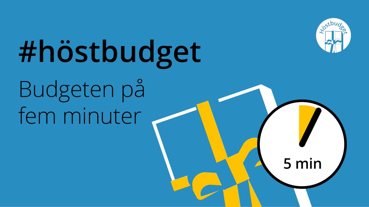 FinansdepSv's tweet image. Ont om tid? 🕐
Här kan du läsa om regeringens #höstbudget på fem minuter:regeringen.se/artiklar/2024/…
