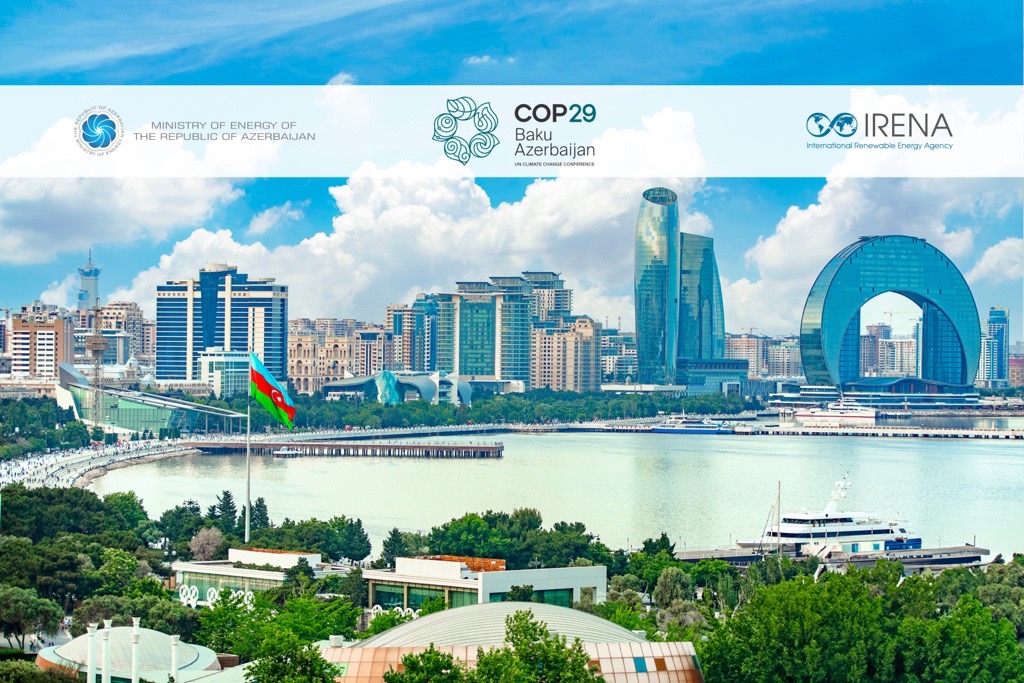 IRENA's tweet photo. 📰 IRENA, @COP29_AZ, & Azerbaijan's Ministry of Energy will co-host the 1st Energy Transition Investment Forum for Central Asia at #COP29.

@IRENA invites renewable energy & #energytransition project developers to apply for potential matchmaking with investors & financiers at the forum.🔽

https://t.co/2hdRkLfQ6k