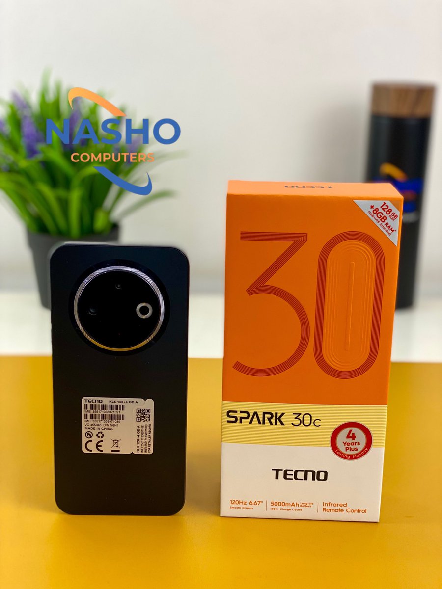 ComputersNasho's tweet image. NEW ARRIVAL ALERT!

Introducing the Tecno Spark 30C! 

Capture life&apos;s moments with its 50MP AI-powered camera, enjoy seamless performance, and more! 

Get yours now! 

#TecnoSpark30C #NewLaunch

WhatsApp us on: ￼0777 535899