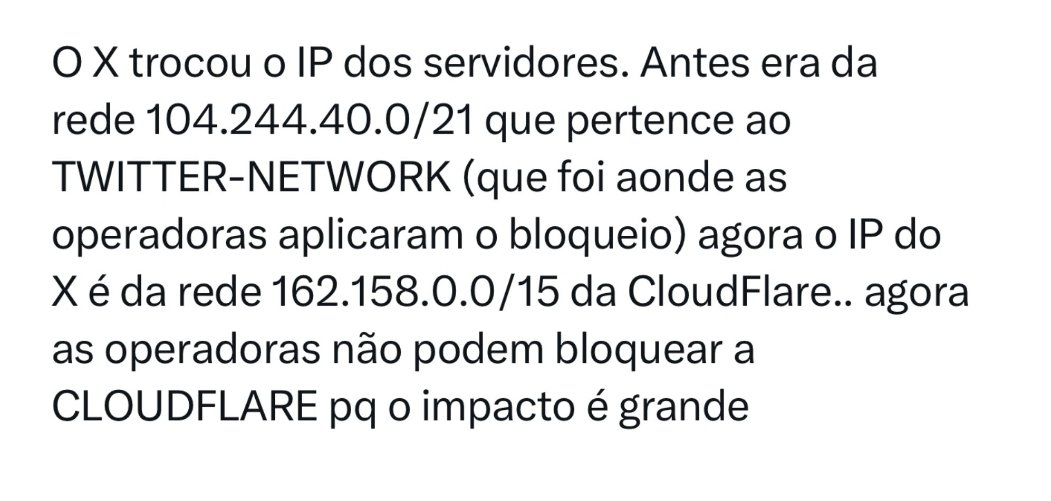 Jogada de mestre de <a href="/elonmusk/">Kekius Maximus</a> .
Xeque-mate Alexandre de Moraes.