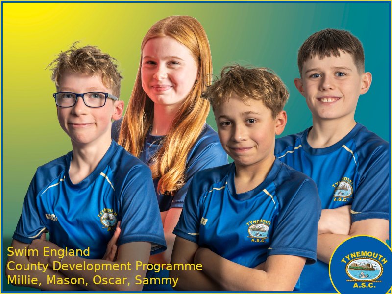 TynemouthASC's tweet image. 🎉4 selected for County Development Programme🥳

This is the first step on the 🏴󠁧󠁢󠁥󠁮󠁧󠁿Swim England🏴󠁧󠁢󠁥󠁮󠁧󠁿 Talent Pathway.

CDP selects the best 12yo 200m IMers in the county👏

Congrats Millie, Mason, Oscar, and Sammy - doing 🔵TASC🟡 proud

#LearnToSwim #SwimFast