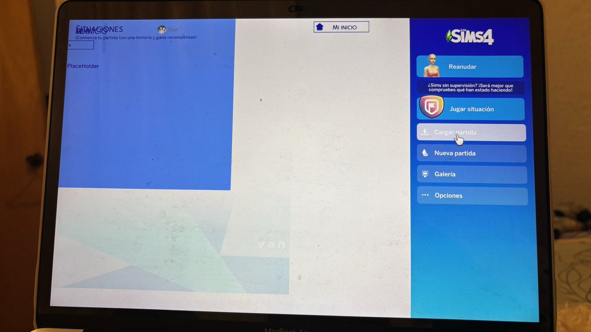 lety_nl's tweet photo. @TheSims Después de actualizar el juego, ya no funcionó https://t.co/avNjbycfsD