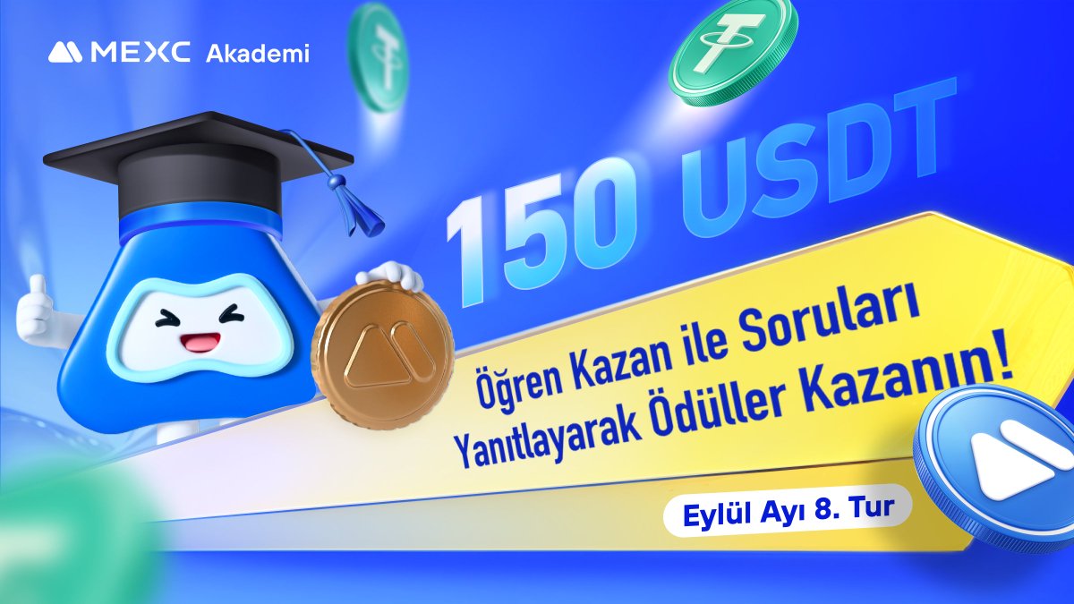 MEXC_TR (@mexc_tr) on Twitter photo 🎓 MEXC #ÖğrenKazan Eylül Ayı 8. Tur Etkinliği
 🎁15 Kişiye Toplamda 150 $USDT Vadeli İşlem Bonusu Hediye!   
🔹Takip et <a href="/MEXC_TR/">MEXC_TR</a>
🔹Alıntıla ve 3 arkadaşını etiketle
🔹İçeriği okuyun ve soruları yanıtlayın
📖Konu: MEXC'de USDT-M Sürekli Vadeli İşlemleri için Kapsamlı Kılavuz 🎓 MEXC #ÖğrenKazan Eylül Ayı 8. Tur Etkinliği
 🎁15 Kişiye Toplamda 150 $USDT Vadeli İşlem Bonusu Hediye!   
🔹Takip et <a href="/MEXC_TR/">MEXC_TR</a>
🔹Alıntıla ve 3 arkadaşını etiketle
🔹İçeriği okuyun ve soruları yanıtlayın
📖Konu: MEXC'de USDT-M Sürekli Vadeli İşlemleri için Kapsamlı Kılavuz