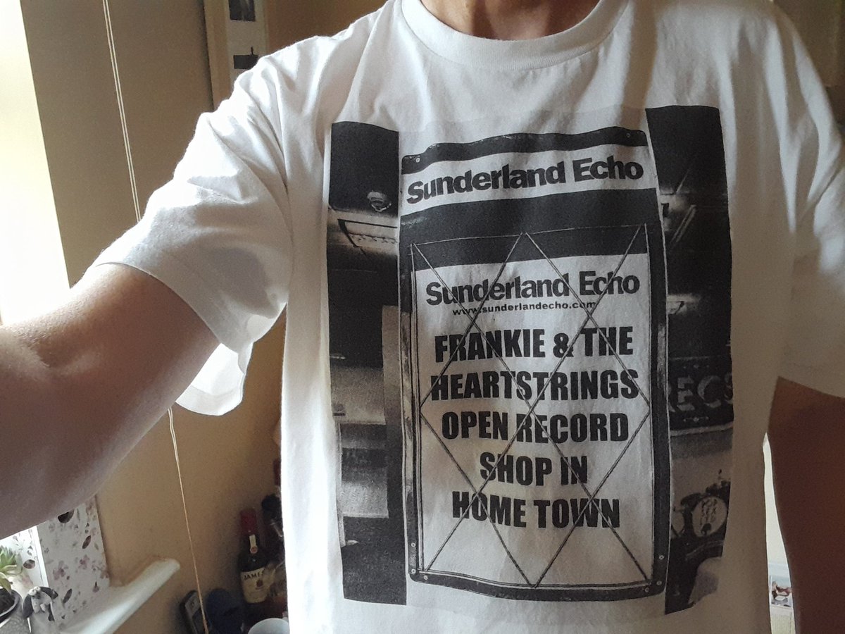 Funpark Fugitives (@funparkfugitive) on Twitter photo Hi <a href="/BBC6Music/">BBC Radio 6 Music</a> #tshirtday, I have FAR too many band t-shirts 😁
Top of the pile today was this one from Frankie & The Heartstrings, which I picked up the last time the band played the fab <a href="/poprecsltd/">Pop Recs CIC</a> in Sunderland 👍
<a href="/FrankieStrings/">Frankie Heartstrings</a> <a href="/Frankie____/">Frankie Francis</a> Hi <a href="/BBC6Music/">BBC Radio 6 Music</a> #tshirtday, I have FAR too many band t-shirts 😁
Top of the pile today was this one from Frankie & The Heartstrings, which I picked up the last time the band played the fab <a href="/poprecsltd/">Pop Recs CIC</a> in Sunderland 👍
<a href="/FrankieStrings/">Frankie Heartstrings</a> <a href="/Frankie____/">Frankie Francis</a>