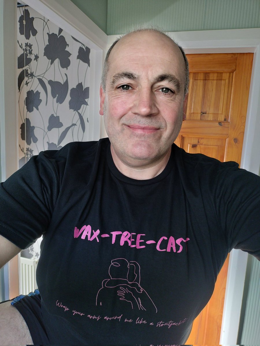 ColifaxSmith's tweet image. Wrap your arms around me like a straitjacket ! @waxtreecastband @BBC6Music #tshirtday @chris_hawkins a band you introduced me to at Halifax sq chapel. Please play their latest single