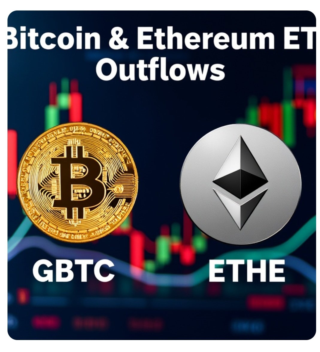 Recent data highlights a notable shift in investor sentiment towards #Bitcoin and #Ethereum #ETFs. On #September 18, 2024, #Bitcoin #ETFs experienced a net outflow of approximately $52.7 to $52.83 million, marking a reversal from previous inflows. Ethereum ETFs followed suit with