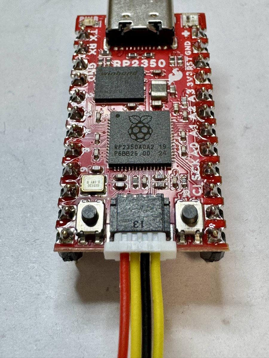 DragonBallEZ's tweet photo. qwiic! qwiic!
#ProMicro #RP2350 https://t.co/r7XeNSssF5