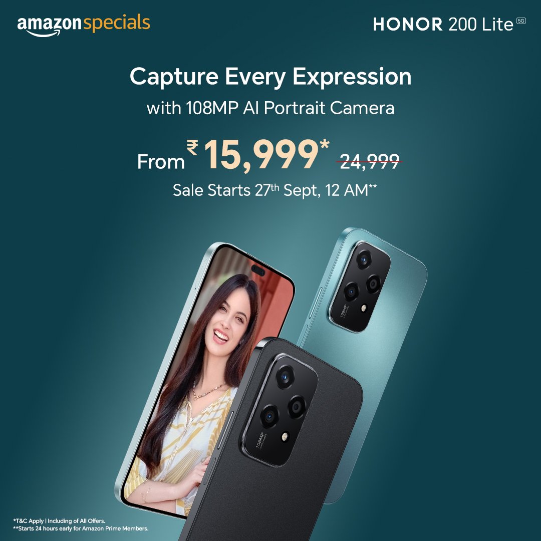 Honor 200 Lite 5G launched in India