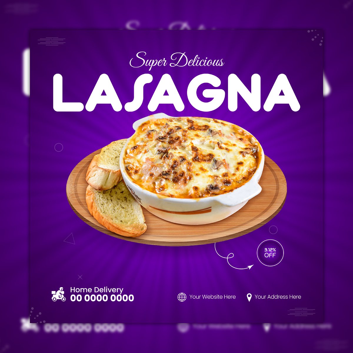 Food Social Media Post Design

#SocialMediaPost #LogoDesign #twitter #ElonMusk  #BrandLogo #GraphicDesign #VisualIdentity #FashionBrand #CreativeDesign #BrandStyle