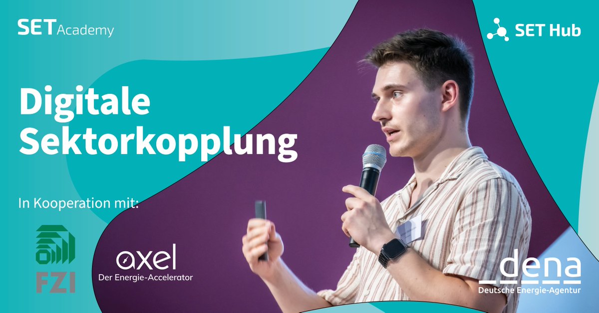 Spannendes Event für Startups zum Thema „Digitale Sektorenkopplung“ !
 
📅 15. &amp; 16. Oktober
 📍 FZI House of Living Labs,  Haid-und-Neu-Straße 5A, 76131 Karlsruhe

Infos und Anmeldung ▶️ set-hub.de/newsroom/veran…

#SETHub #Startups #Sektorkopplung #Energie #Accelerator