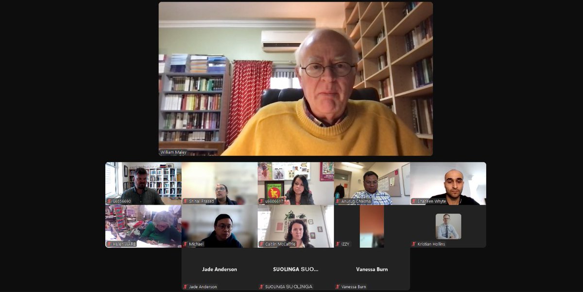 Special thanks to Professor William Maley, Professor Bina D'Costa and to our participants for an insightful discussion on “A Liberal Paradox: Trusting the State to Ration Refugee Protection.” Join us next Thursday for an episode on “Junctures in Australian Migration History.”