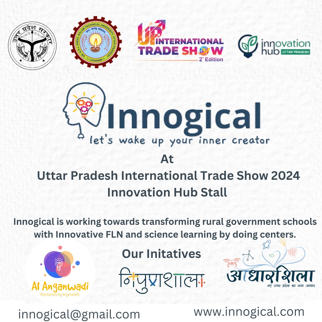 We are glad to announce that <a href="/Innogicalindia/">Innogical</a>
#Startup incubated at <a href="/mietincubation1/">mietincubationforum</a> is selected to showcase their product at <a href="/InnovationHubUP/">Innovation Hub</a>
<a href="/AKTU_Lucknow/">Dr APJ Abdul Kalam Technical University, Lucknow,</a> Stall at <a href="/UPIntrTradeShow/">Uttar Pradesh International Trade Show</a> from 25-29, Sept' 2024