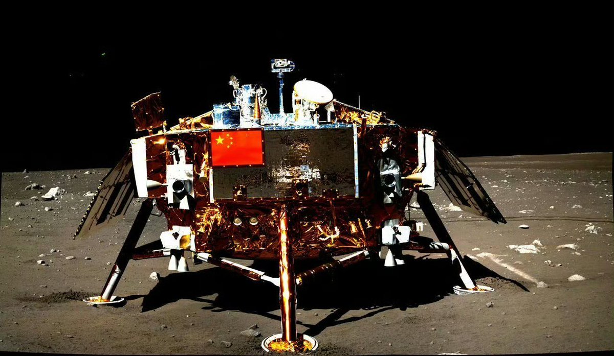 CNSAWatcher's tweet photo. Yutu-2 rover has been working on the far side of the moon for nearly 5 years and 9 months, covering a total distance of 1,613 meters. It has exceeded its 3-month design lifespan and currently holds the record for the longest working time on moon. Source:https://t.co/ZcT9sTwnSk https://t.co/TGhOlZkB27