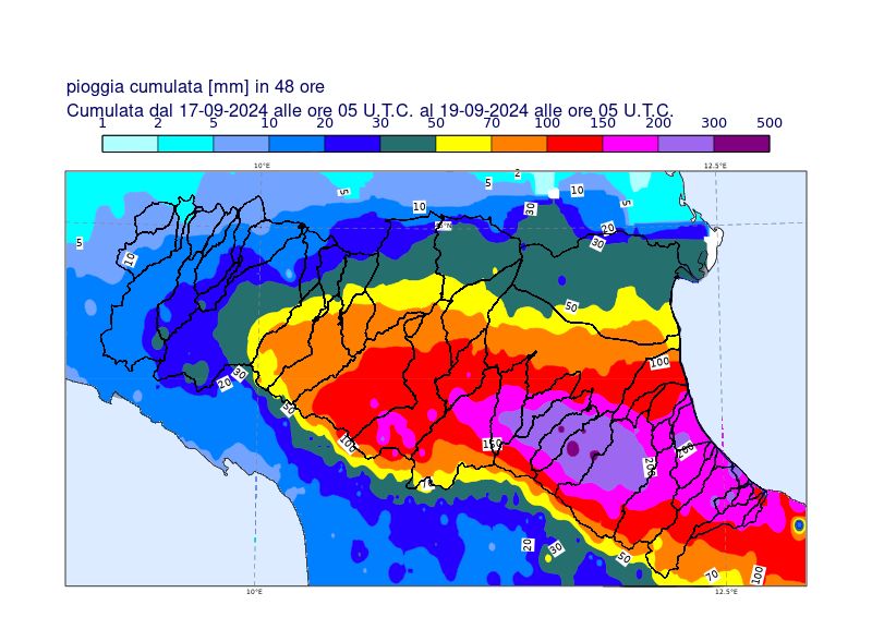 Gli effetti del Ciclone Boris hanno colpito l'Italia, soprattutto l'Emilia Romagna, con un forte accumulo di pioggia nelle ultime 48 ore. In alcune zone si sono registrati più di 200 mm, superando la media storica di Settembre compresa tra 70 e 90 mm. 👉 buff.ly/3zsUyR1