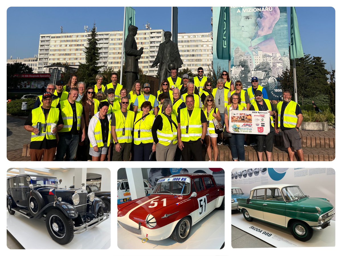 AzorcanGlobal's tweet image. Last day for me on the #AzorcanTours corporate tour for our friends at Automotive Parts Distributors.
We visited the ultra modern @SkodaGroupEN factory &amp;amp; museum in #MladaBoleslav in the morning. 
Skoda employs around 28,000 at the factory in a town of about 50,000.