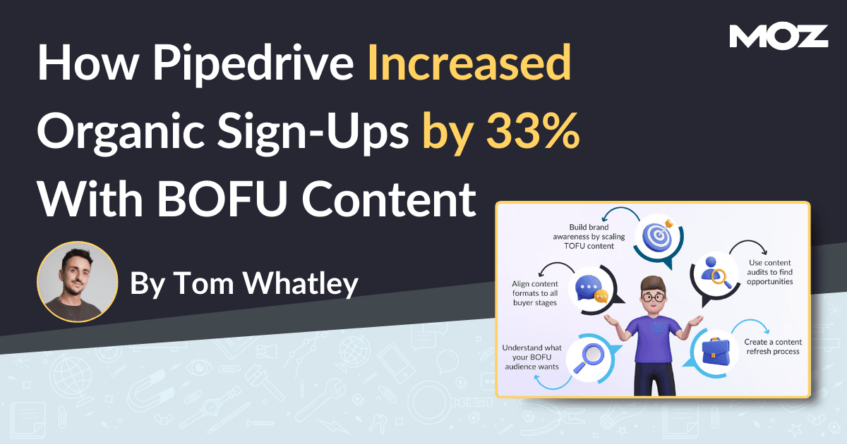 How Pipedrive Increased Organic Sign-Ups by 33% with BOFU Content dlvr.it/TDQFY2