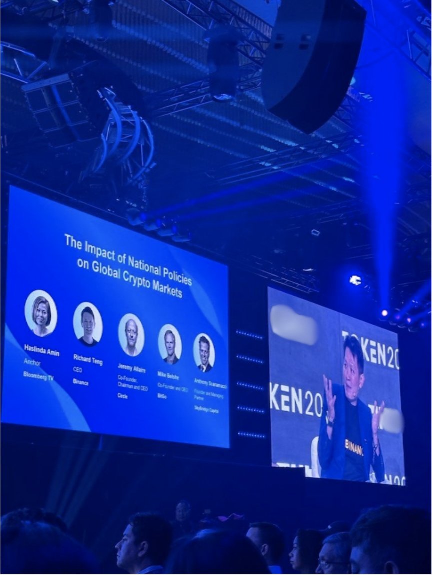 Binance (@binance) on Twitter photo Day 2️⃣ of #Token2049! Our CEO <a href="/_RichardTeng/">Richard Teng</a> spoke alongside other industry experts on the main stage.
Richard shared insights on the role of policies and why smart regulations for crypto will be beneficial for the economy.
Here’s a peek of how it went! 👇 Day 2️⃣ of #Token2049! Our CEO <a href="/_RichardTeng/">Richard Teng</a> spoke alongside other industry experts on the main stage.
Richard shared insights on the role of policies and why smart regulations for crypto will be beneficial for the economy.
Here’s a peek of how it went! 👇