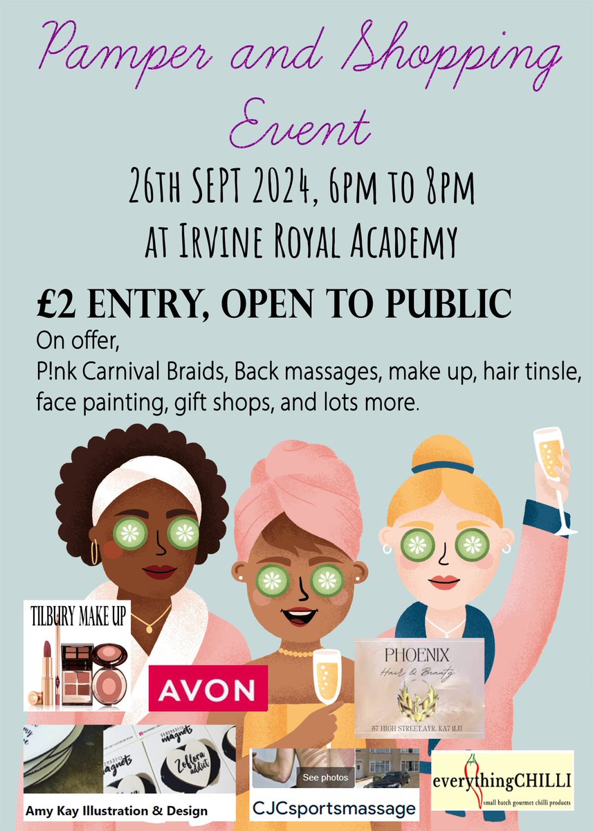 IrvineRoyalFriends&Family (@irvineroyalff) on Twitter photo Reminder of next week's event, hosted by <a href="/iRoyalPLT/">Senior Pupil Leadership Team</a> <a href="/iRoyal_Creative/">Irvine Royal Creative Arts</a>. Tickets can be bought on Ipay, or bought at the door on the night. Pick up some early Xmas presents, or pamper yourself <a href="/IrvineRoyalAcad/">Irvine Royal Academy</a> Reminder of next week's event, hosted by <a href="/iRoyalPLT/">Senior Pupil Leadership Team</a> <a href="/iRoyal_Creative/">Irvine Royal Creative Arts</a>. Tickets can be bought on Ipay, or bought at the door on the night. Pick up some early Xmas presents, or pamper yourself <a href="/IrvineRoyalAcad/">Irvine Royal Academy</a>