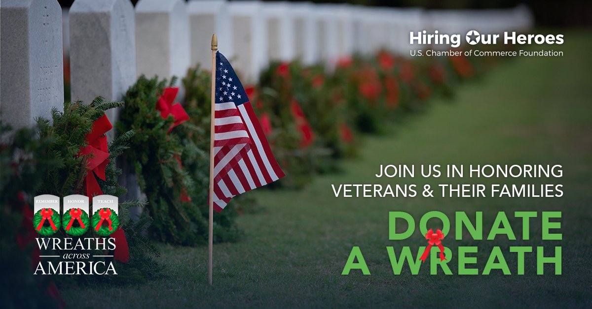 Please consider sponsoring a wreath in honor and memory of those who served. bit.ly/3S9xNaO