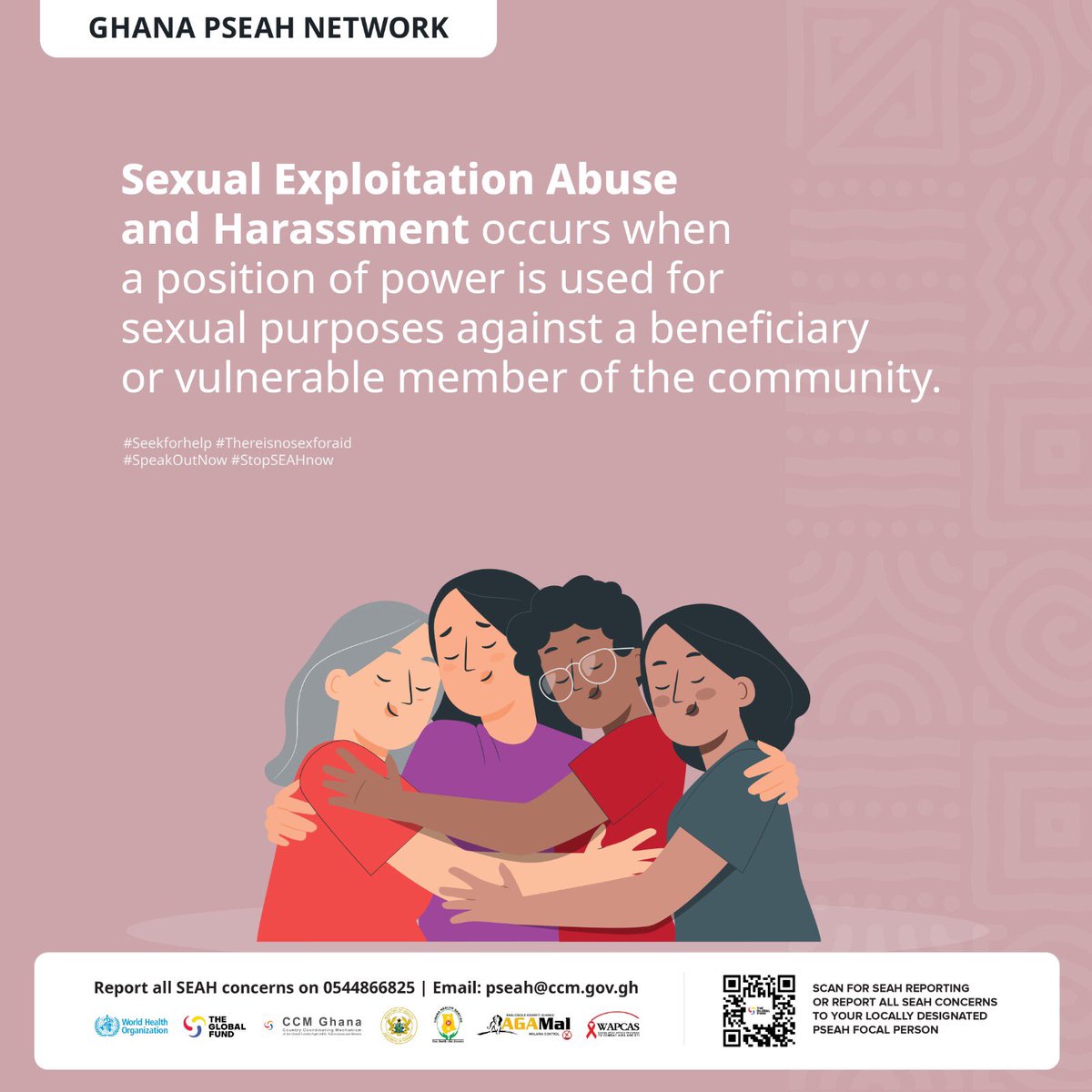 amankwaak476's tweet photo. you concerned that a member of your community is at risk of SEAH? You should contact 0544-866-825 #GhanaPSEAHNetwork #Seekforhelp
#Thereisnosexforaid #SpeakOutNow
#Healthcaremustbesafecare #ZeroToleranceforSEAH
#BreaktheCycle #ReportSEA https://t.co/ZSUUC9EZEg