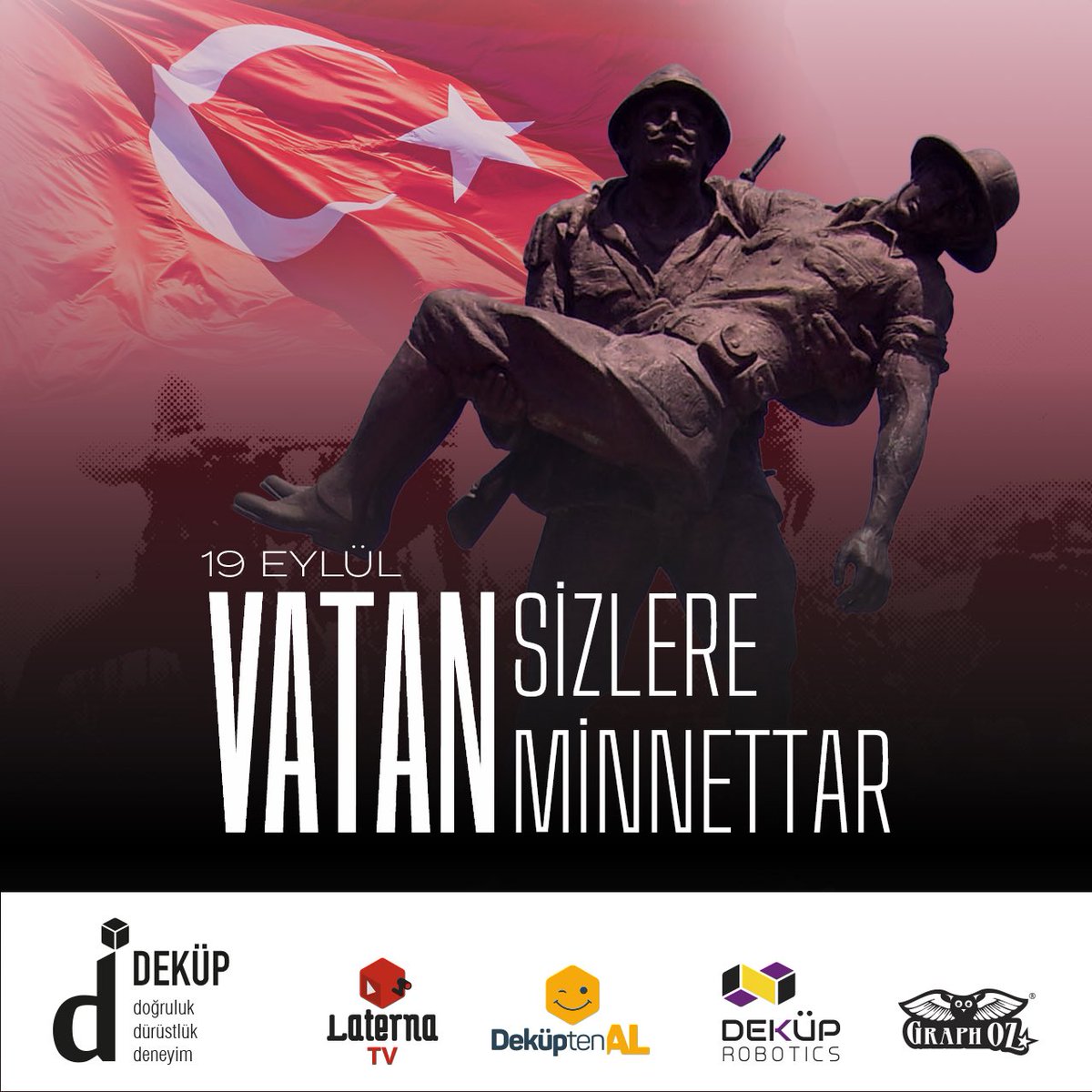 19 Eylül, vatanımızın bağımsızlığı ve birliği için canını feda eden şehitlerimizi anmak ve gazilerimize minnet sunmak için özel bir gündür. Onların cesaret ve fedakarlıkları sayesinde bugün huzur içinde yaşıyoruz. Şehitlerimize rahmet, gazilerimize şükranlarımızı sunuyoruz.