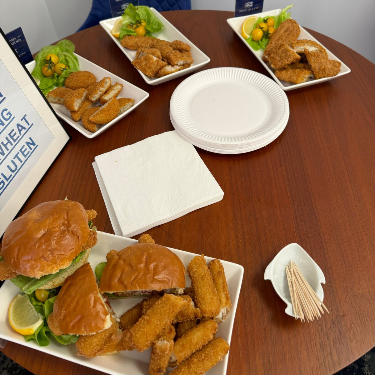 We had an incredible sales meeting this week with some of our top seafood suppliers; Whitby Seafood, Iceland Seafood, and Sofina Foods🐟

The tasting session was a hit, with everyone diving into dishes, from crispy cod goujons, fish cakes, scampi all the way to fish fillets. 🍽️