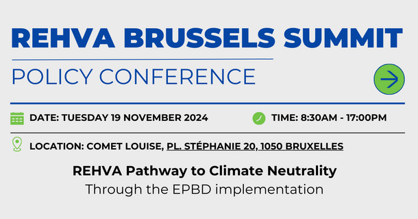 REHVAHVAC's tweet photo. The draft agenda of the 10th Edition of the #REHVA #Brussels #Summit 2024 is published!
The #Policy #Conference on 19th November, will focus on "#REHVA Pathway to #Climate #Neutrality through the #EPBD Implementation"!
https://t.co/EL4tsAwGmz https://t.co/umjDL7EN1M