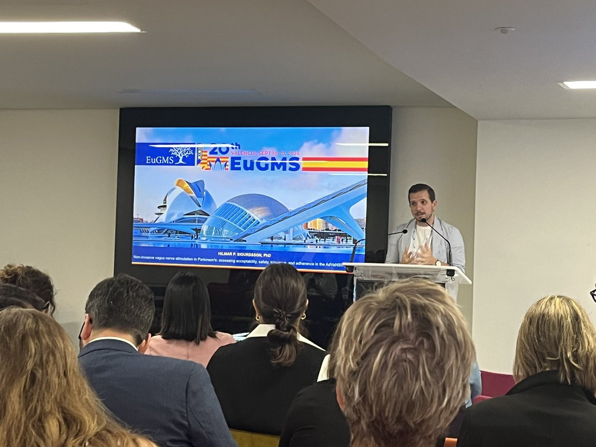 Alison Yarnall (@alisonyarnall) on Twitter photo <a href="/Sigurdsson_HP/">Hilmar Sigurdsson</a> talking now <a href="/EuGMSSociety/">EuGMS - European Geriatric Medicine Society</a> on the feasibility and acceptability of vagus n stim in #parkinson’s <a href="/ParkinsonsUK/">Parkinson's UK</a> @DunhillMedical <a href="/BAM_Research/">BAM Research Group</a> <a href="/NIHRNewcBRC/">NIHR Newcastle BRC</a> <a href="/Sigurdsson_HP/">Hilmar Sigurdsson</a> talking now <a href="/EuGMSSociety/">EuGMS - European Geriatric Medicine Society</a> on the feasibility and acceptability of vagus n stim in #parkinson’s <a href="/ParkinsonsUK/">Parkinson's UK</a> @DunhillMedical <a href="/BAM_Research/">BAM Research Group</a> <a href="/NIHRNewcBRC/">NIHR Newcastle BRC</a>