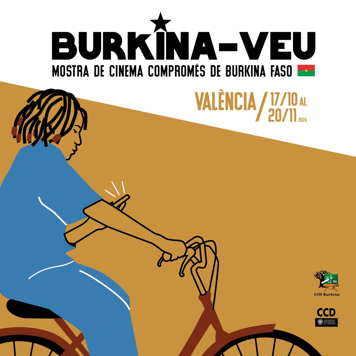 CIM Burkina (@cimburkina) on Twitter photo Ya está aquí (del 17/10 al 20/11) la 🎬 Muestra de cine comprometido de Burkina Faso 🎥 🧐🇧🇫🌍, un ciclo de seis sesiones en seis semanas con películas burkinabé que no os dejarán indiferentes, ¡En breve, programa 🗓 completo! ¡Atentas/os! Con la colaboración del <a href="/ccd_upv/">Cooperación al Desarrollo UPV</a> Ya está aquí (del 17/10 al 20/11) la 🎬 Muestra de cine comprometido de Burkina Faso 🎥 🧐🇧🇫🌍, un ciclo de seis sesiones en seis semanas con películas burkinabé que no os dejarán indiferentes, ¡En breve, programa 🗓 completo! ¡Atentas/os! Con la colaboración del <a href="/ccd_upv/">Cooperación al Desarrollo UPV</a>