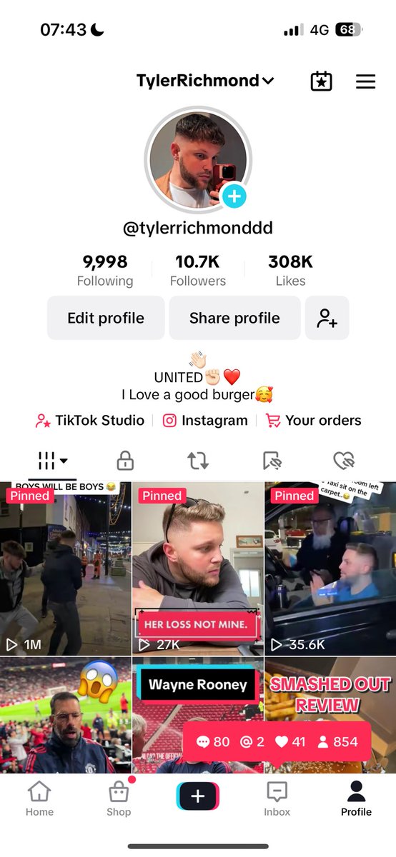 TylerRichmondd's tweet photo. I finally made it to 10K on TikTok 💪🏻 @tiktok_uk #TikTok #tiktok #Tiktoker #10kfollowers #viral #Trending https://t.co/9ULOGESeaT