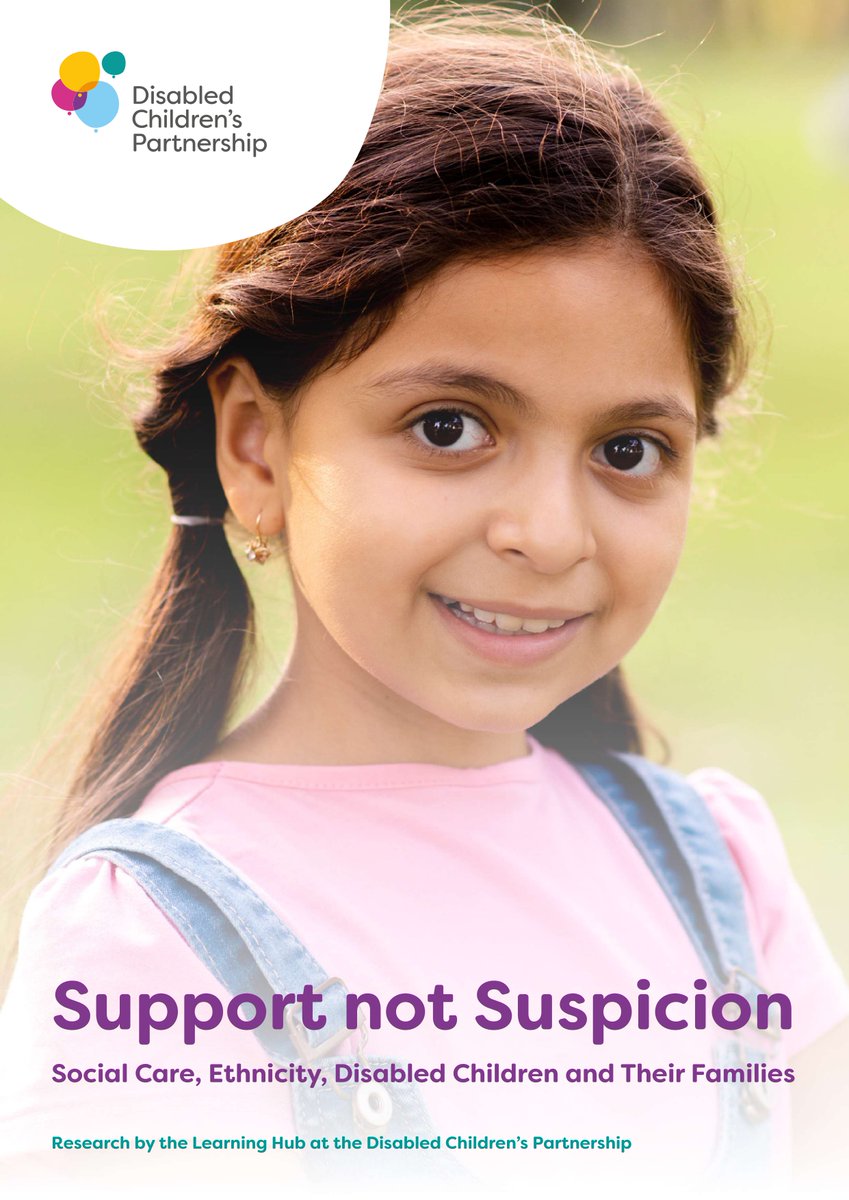 🚨 REPORT NEWS 🚨

We're pleased to share our new report #SupportNotSuspicion.

Disabled children from minority groups face more hurdles when accessing social care than white disabled children and their families.

Change is needed.

Read the full report: bit.ly/DCPSNS