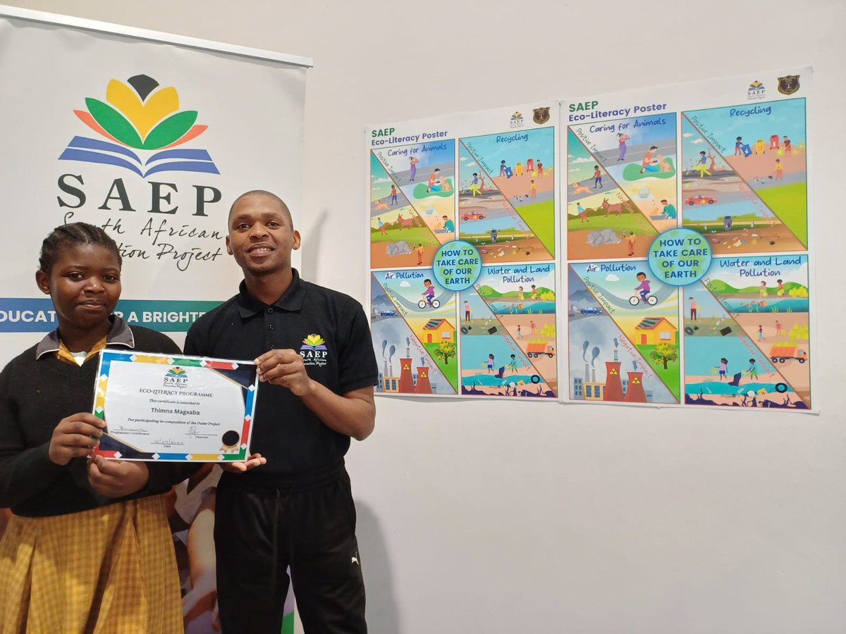 We celebrated the completion of our Eco Literacy Project at Kwa-Faku Primary School.
The learners had a chance to showcase their incredible eco-literacy posters, demonstrating their understanding and commitment to environmental stewardship.