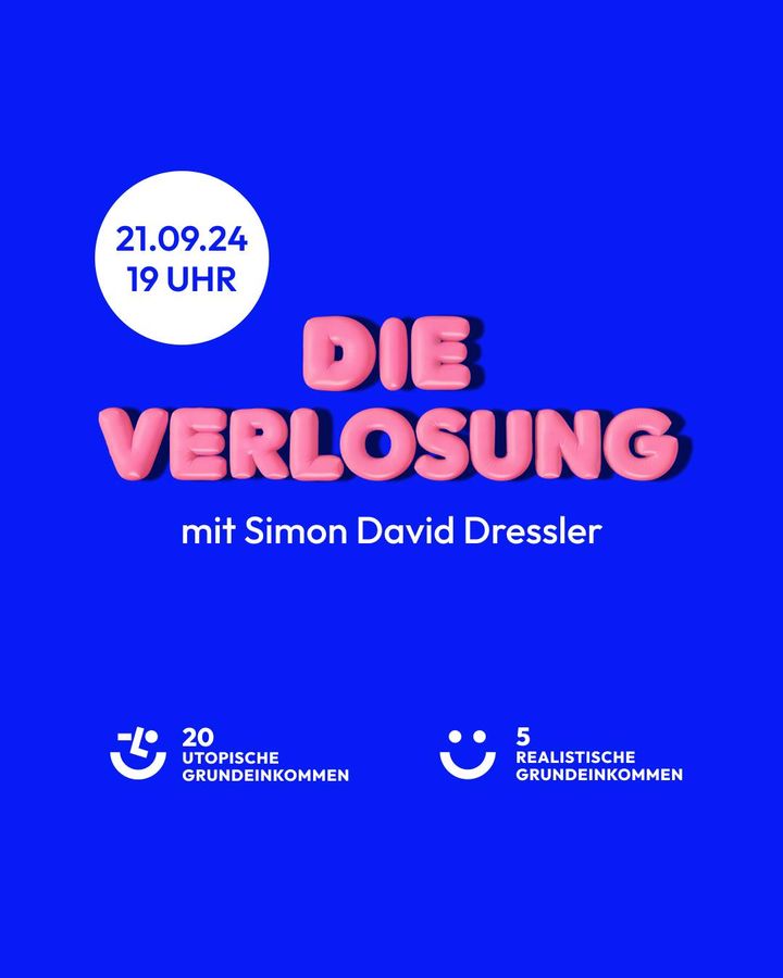 Wir verlosen Samstag wieder 25 Bedingungslose #Grundeinkommen, yeah. 💚 

Und: Wir haben <a href="/simondressler/">Simon David Dressler</a> zu Gast, der als ✨️progressiver Populist✨️ mit on-point Politikanalysen allein auf TikTok mehr als 50.000 Menschen erreicht.

Jetzt anmelden ➡️ mein-grundeinkommen.de/verlosung?name…