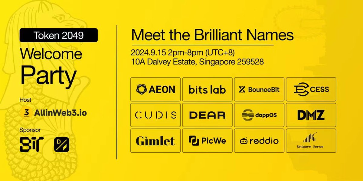 0xbitslab's tweet image. 🔥 Exciting times at #Token2049
🏄Our founder, Paul Li, took the stage at the "Meet the Brilliant Names" side event to share how Bitslab is securing and building emerging Web3 ecosystems
🍪Thanks to everyone who joined us and to @allinweb3_io for hosting this incredible event!