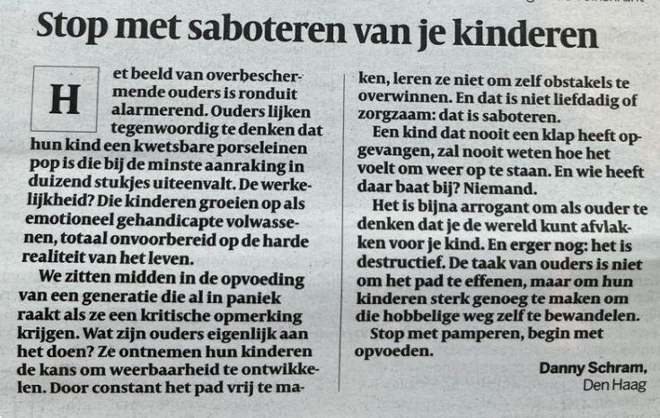 bericht uit Den Haag .....