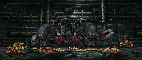 < Mech: SVW/Mod_079 (From the Nexus Insurgency).

#MetalSlug #pixelart