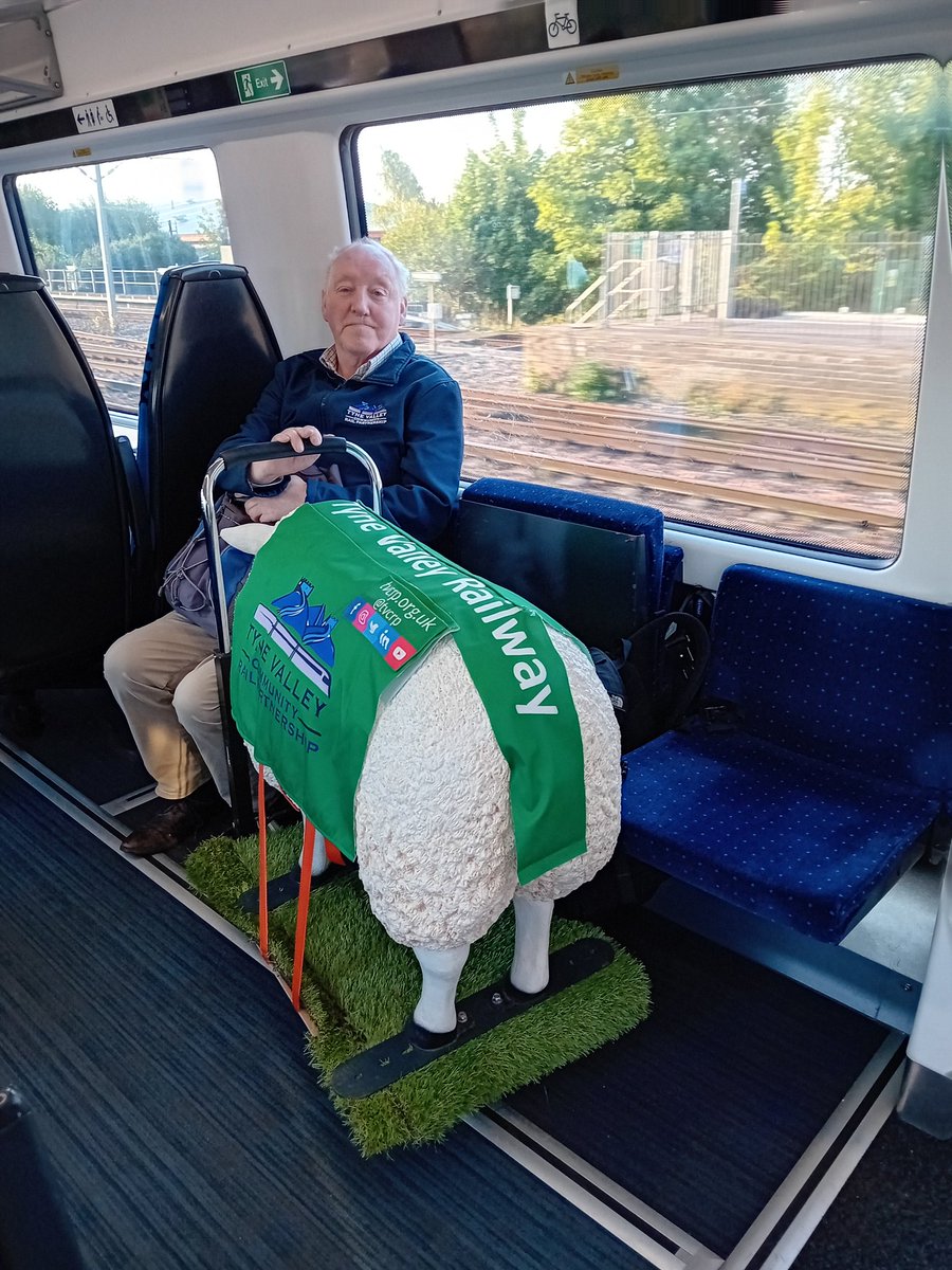 Tyne Valley Community Rail Partnership (@tvcrp) on Twitter photo #Edmondson had an early start today (thank you <a href="/AvantiWestCoast/">Avanti West Coast</a> at Carlisle) He is now on a modern <a href="/northernassist/">NORTHERN 🚆</a> service from Wigan to Liverpool for the Avanti Stakehder conference (and thanks to <a href="/RobertNForsythe/">Robert Forsythe</a> for assistance) <a href="/IllumSheep/">Illuminated Sheep</a> @visithadrianswall #findtheflock #Edmondson had an early start today (thank you <a href="/AvantiWestCoast/">Avanti West Coast</a> at Carlisle) He is now on a modern <a href="/northernassist/">NORTHERN 🚆</a> service from Wigan to Liverpool for the Avanti Stakehder conference (and thanks to <a href="/RobertNForsythe/">Robert Forsythe</a> for assistance) <a href="/IllumSheep/">Illuminated Sheep</a> @visithadrianswall #findtheflock