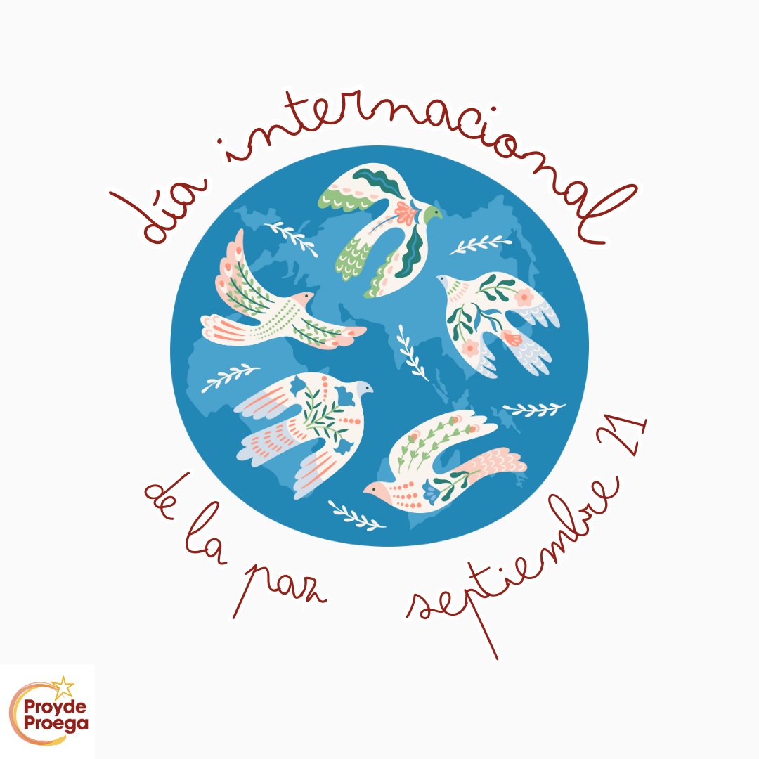 🌍✨ Bakearen Nazioarteko Eguna ✨🌍

Gaur, irailak 21, #BakearenEguna ospatzen dugu. @ProydeProegan, bakea errespetuz eta ulermenez hasten dela uste dugu. Keinu bakoitzak balio du etorkizun baketsuagoa eraikitzeko.

Bat egin eta partekatu zure bake-mezua! 💙🕊️