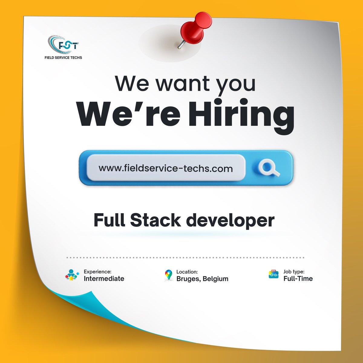 FS_Techs's tweet image. 🚀 We&apos;re hiring a creative &amp;amp; innovative Full Stack Developer!

If you&apos;re passionate about coding, have a proactive mindset, and love driving web app improvements, join our dynamic team!

Sign up now - fieldservice-techs.com/jobdetails/det…

#TechJobs #FullStackDeveloper #itjobs