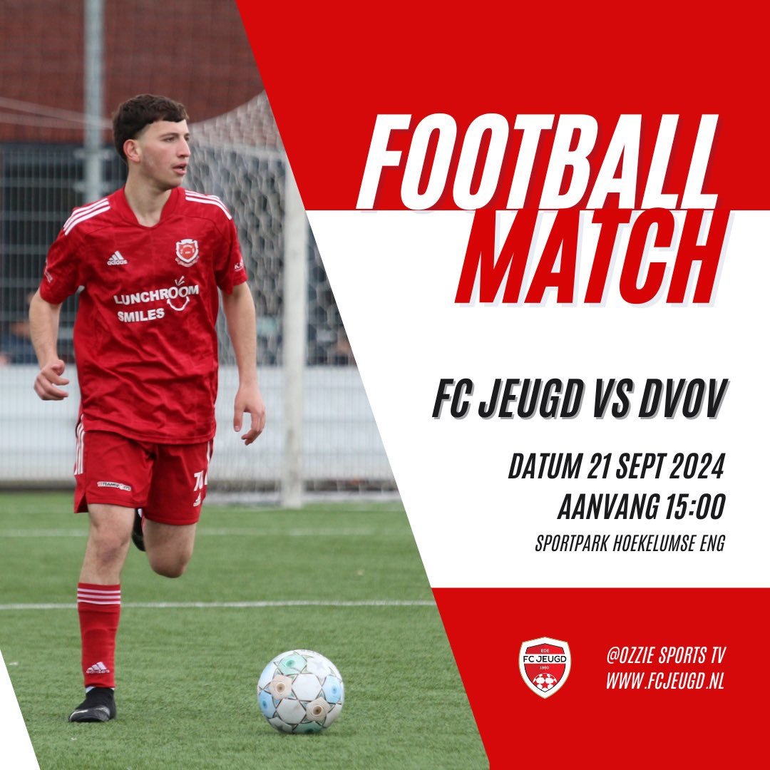 #fcjeugd #voetbal eerste wedstrijd spelen onze heren 1 thuis tegen #DVOV