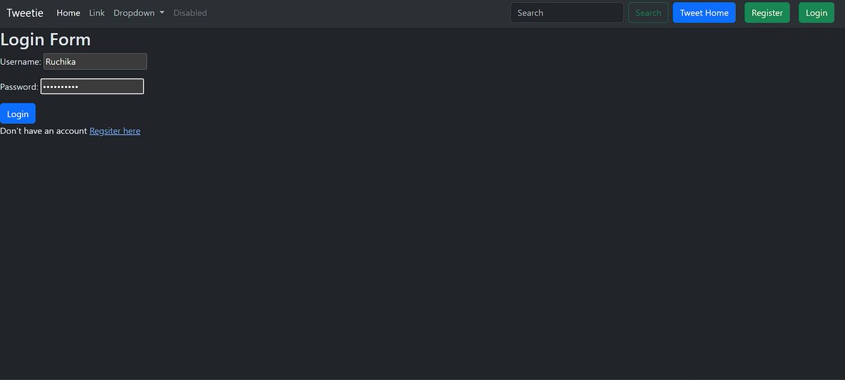 12_Ruchikayadav's tweet image. Day 19-21 of #50DaysOfCode 🚀
Completed a Django mini project with CRUD ops &amp;amp; user auth! 🔒
Users can create, edit, or delete their own tweets, but can&apos;t touch anyone else&apos;s
All thanks to  @Hiteshdotcom sir
Not focusing on the UI part too much or Should I focus on the UI too 🤔💻