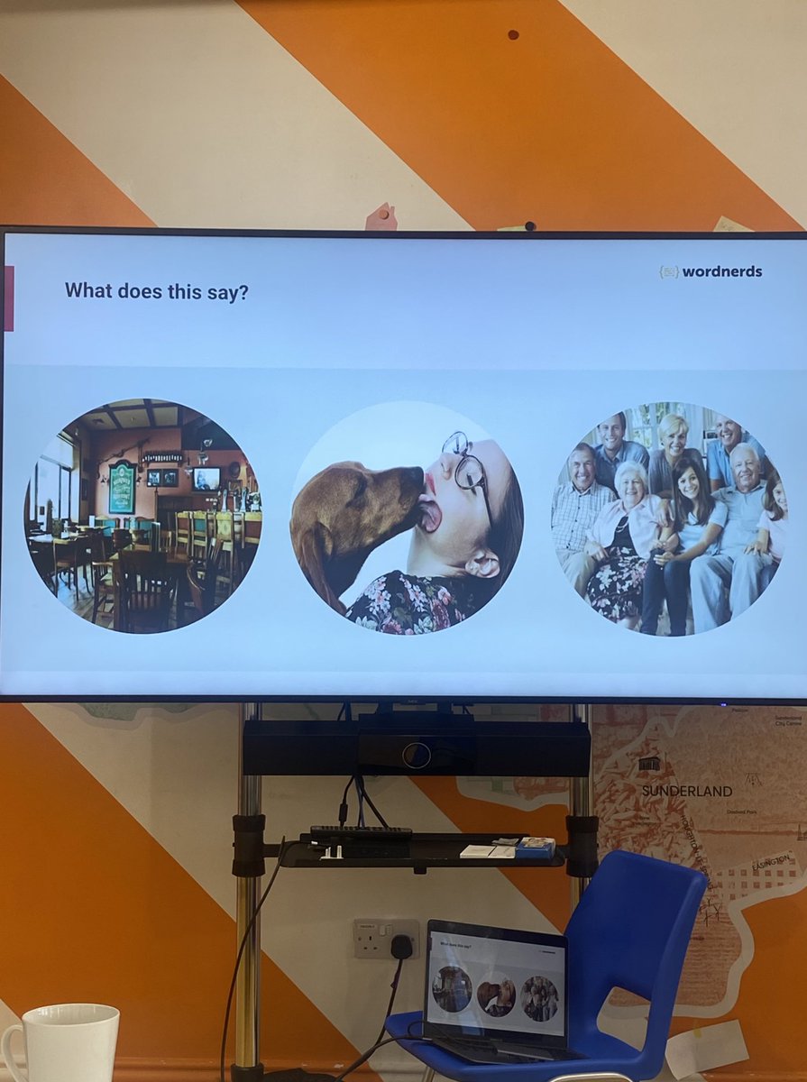 Can you read this? 

Great start to our breakfast event this morning with Steve from <a href="/word_nerdy/">Wordnerds</a>.