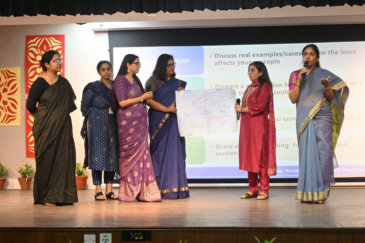 UNODC_ROSA's tweet photo. Empowering Teachers, Transforming Lives!🕊️

Principals &amp; educators from 32 #Delhi NCR schools explored practical ways to embed learning on peace, integrity &amp; lawfulness in classrooms, at the latest @UNODC #RiseUp4Peace workshop hosted by the Tagore Int'l School (East of Kailash). https://t.co/yWRWcVeBiJ