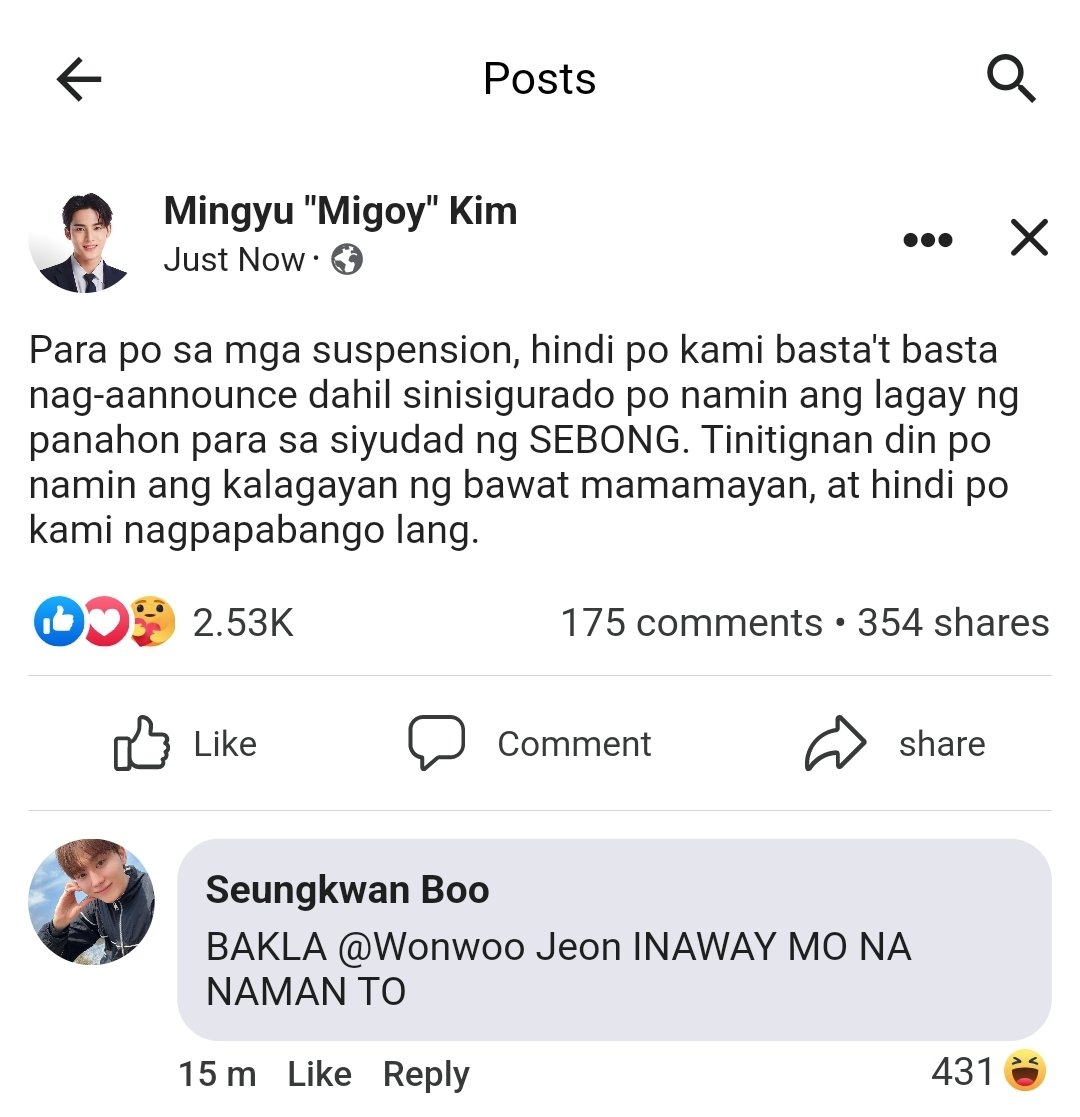 mayor, selos ka? 🌧

a few twt #minwon au kung saan ww can't help to wonder and praise how other mayors implement their service.

e syempre, papatalo na lang ba si mayor migoy?