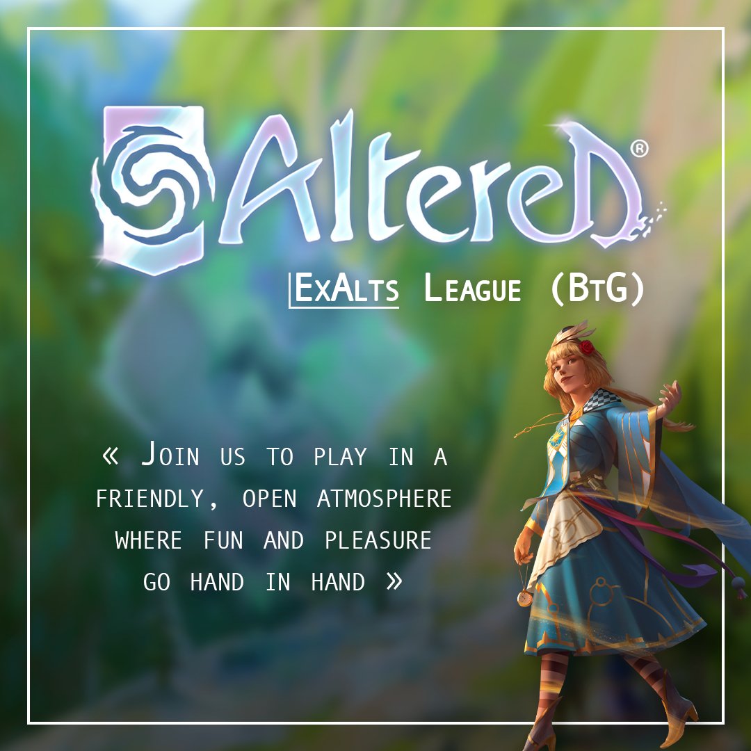 The ExAlts League is finally back !

Join our discord discord.gg/MDYuFX7Ee3 and check the league-format-sign-up channel for more info !